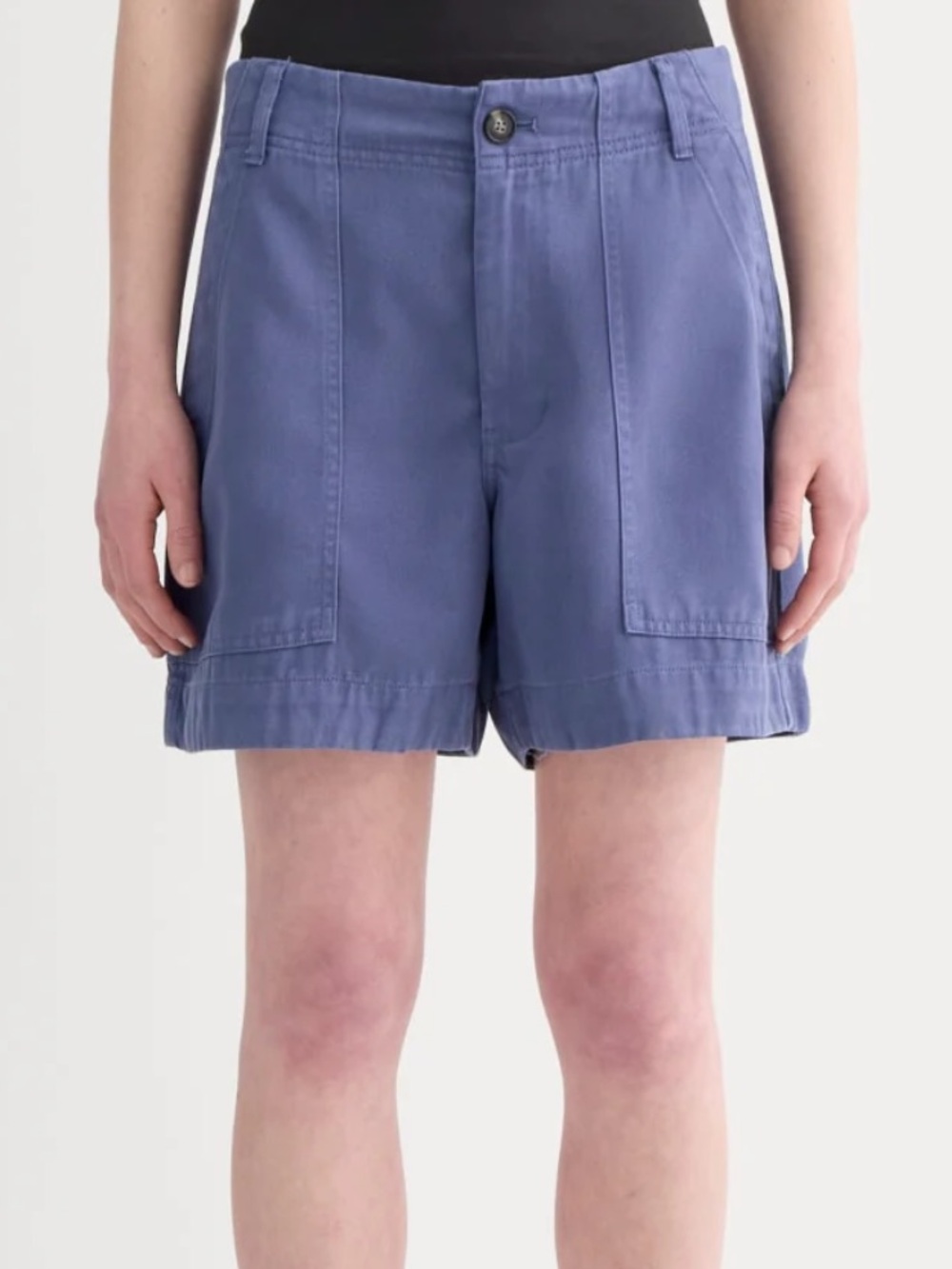 Everlane Indigo Utility Short in Buttersoft